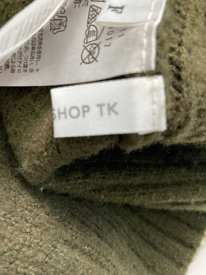 THE SHOP TK/ザショップティーケー/ニット/セーター/トップス/カーキ/F