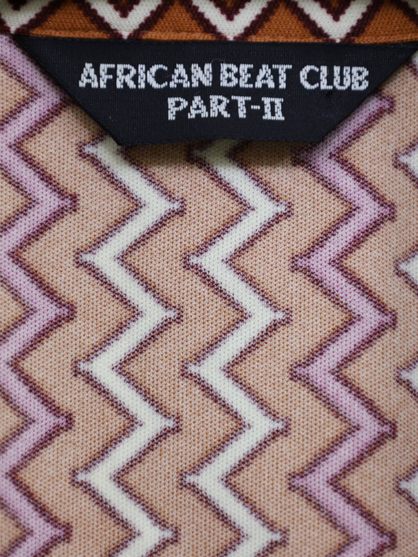 AFRICAN BEAT CLUB PART-Ⅱ/シャツ/ブラウス/トップス/ブラウン/M