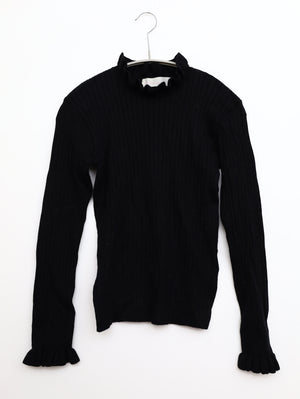 ニット/セーター/トップス/ブラック/36