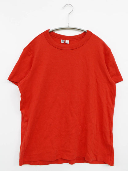 UNIQLO/ユニクロ/Tシャツ/カットソー/トップス/レッド/L