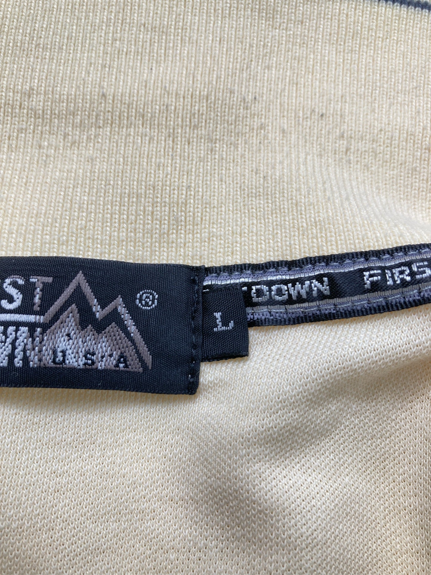 FIRST DOWN/ファーストダウン/ポロシャツ/トップス/イエロー/L