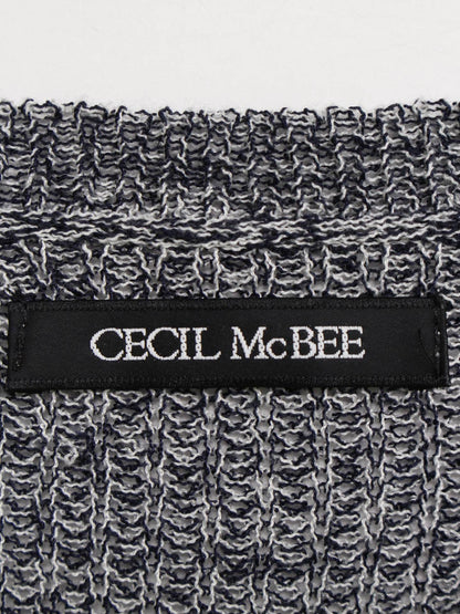 CECIL McBEE/ニット/セーター/トップス/グレー/M