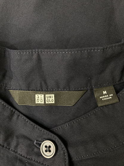 UNIQLO/ユニクロ/シャツワンピース/ワンピース/ドレス/ネイビー/M