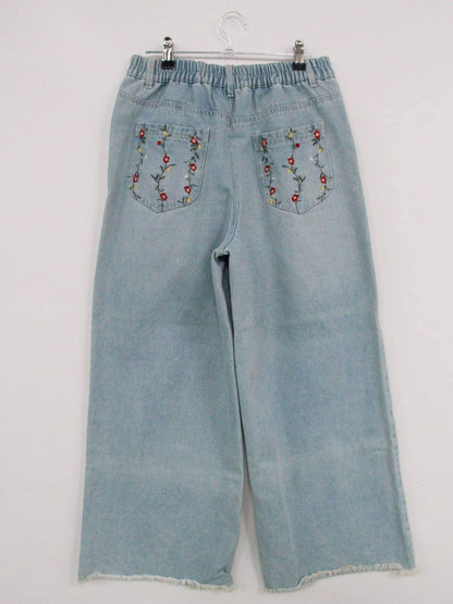 デニムパンツ/パンツ/スカイブルー/M