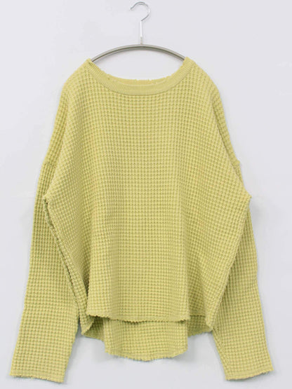 niko and .../ニコアンド/ニット/セーター/トップス/イエロー/F