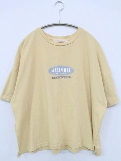 as know as/Tシャツ/カットソー/トップス/イエロー