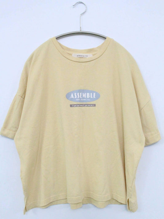 as know as/Tシャツ/カットソー/トップス/イエロー