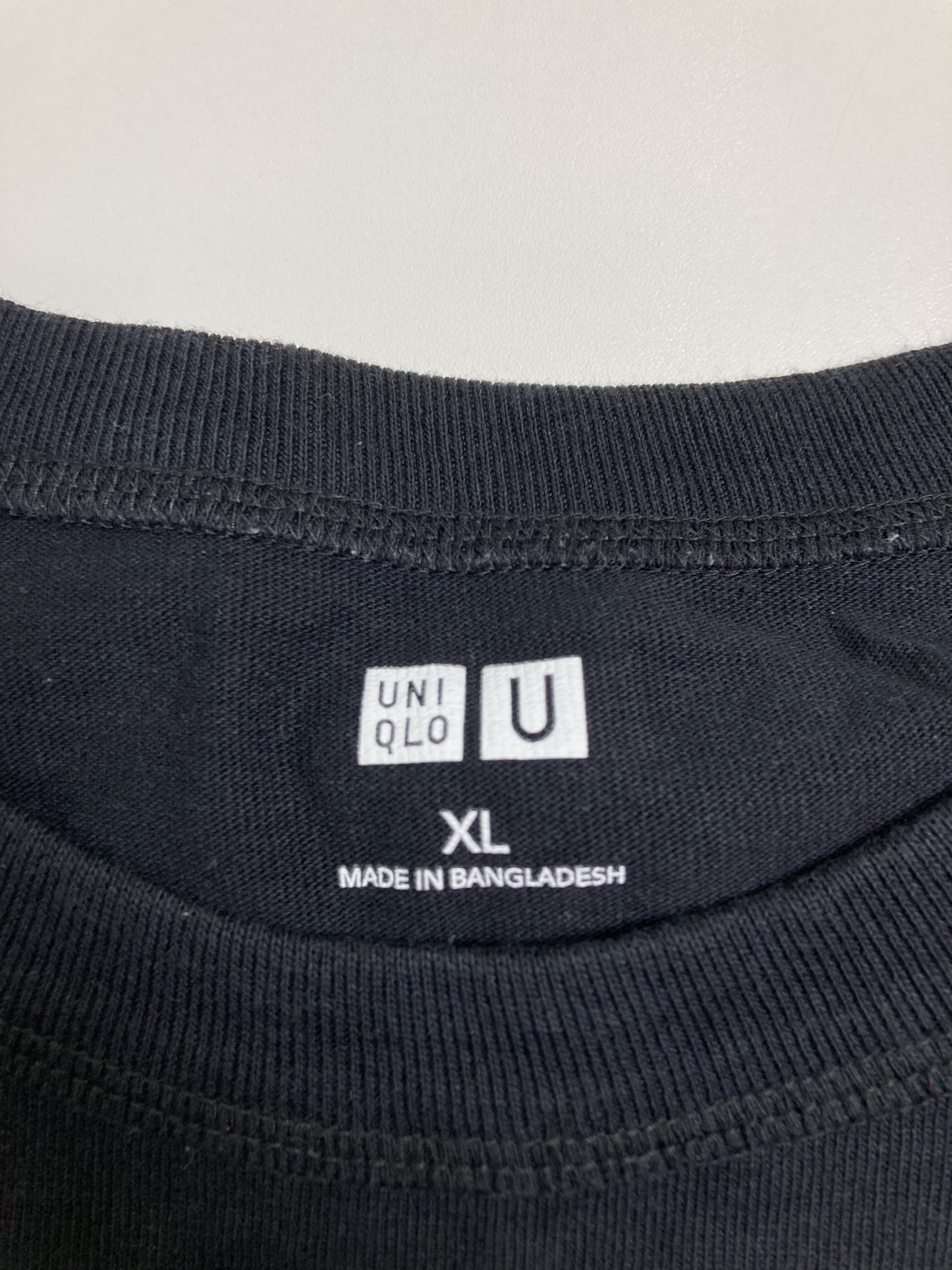 UNIQLO/ユニクロ/Tシャツ/カットソー/トップス/ブラック/XL
