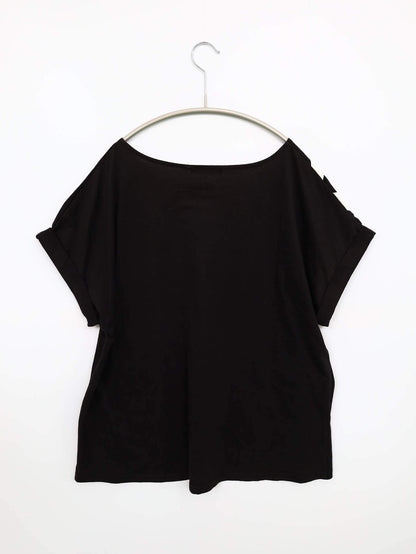 &byP&D/Tシャツ/カットソー/トップス/ブラック/38