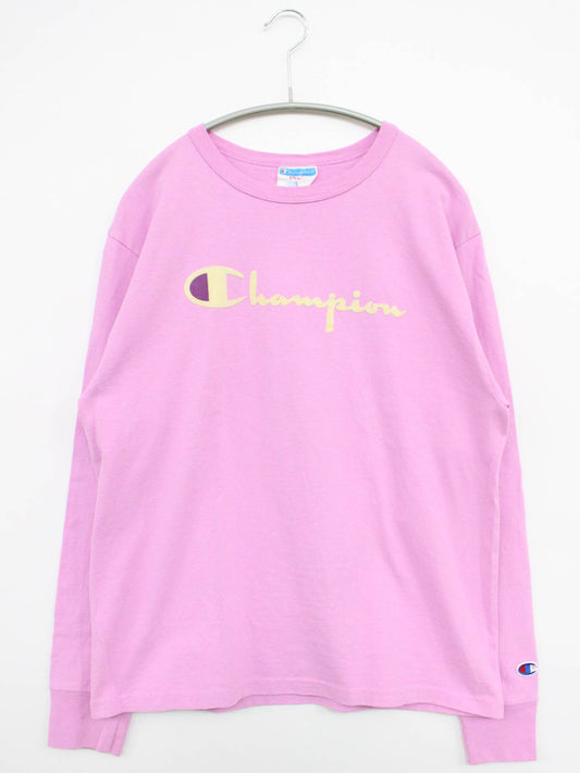 Champion/Tシャツ/カットソー/トップス/ピンク/SMALL/JPN M