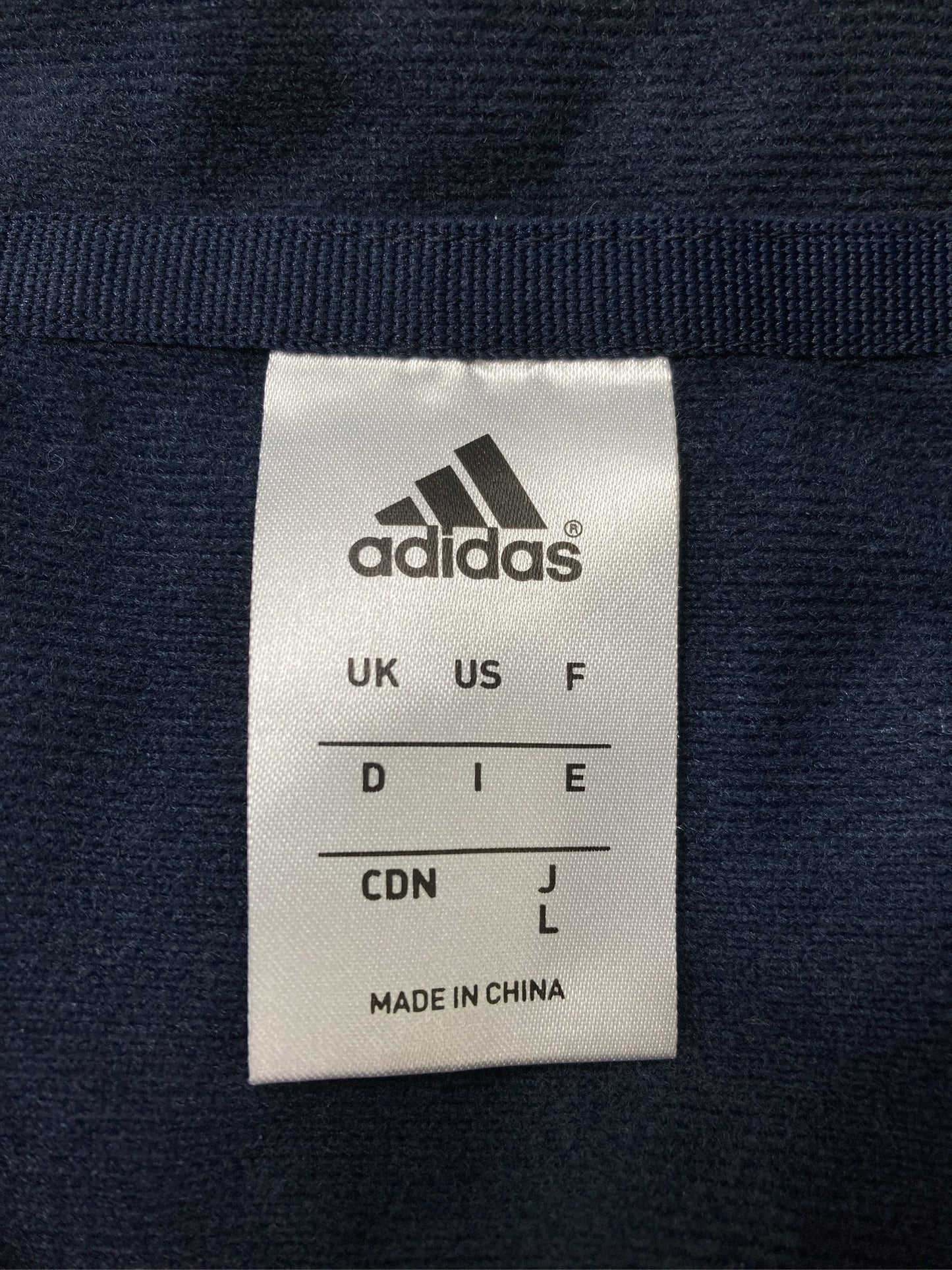 adidas/アディダス/ジャージ/トラックジャケット/トップス/ネイビー/L