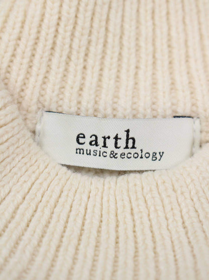 earth music&ecology/アースミュージックアンドエコロジー/ニット/セーター/トップス/ホワイト/F