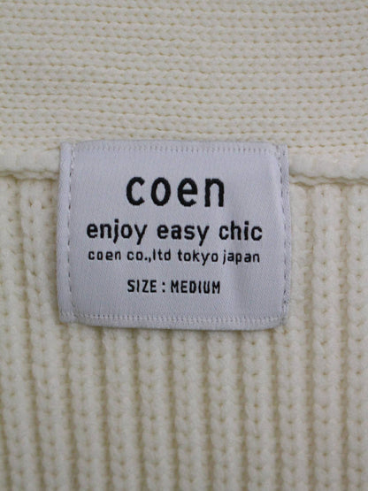 coen/カーディガン/ボレロ/トップス/アイボリー/MEDIUM