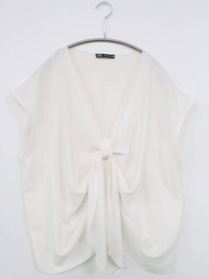ZARA/ザラ/シャツ/ブラウス/トップス/ホワイト/M