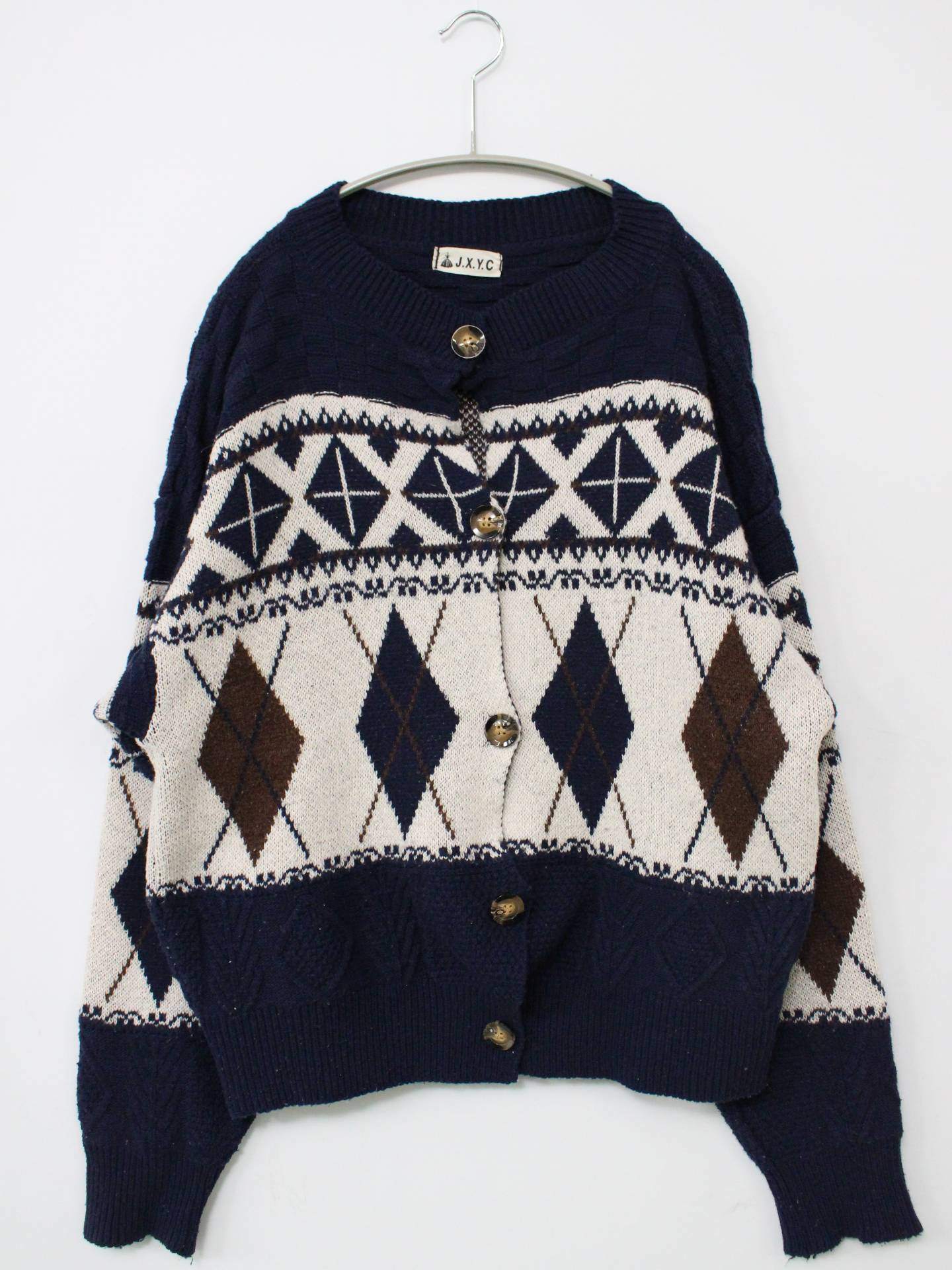 カーディガン/ボレロ/トップス/ネイビー