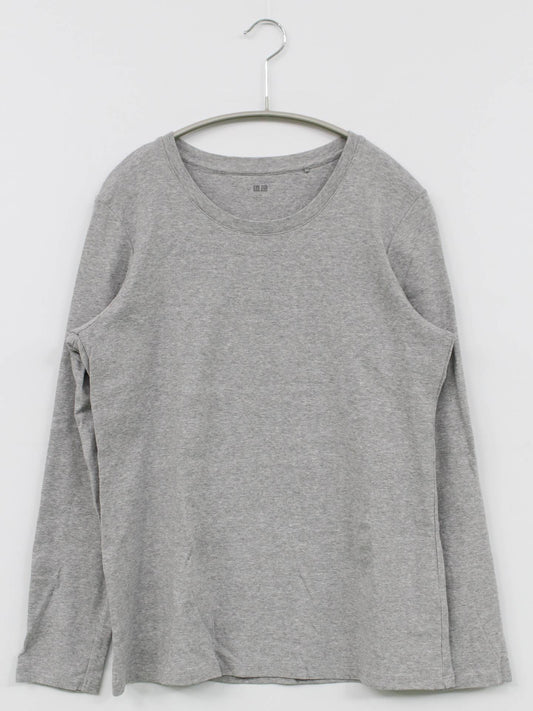 UNIQLO/ユニクロ/Tシャツ/カットソー/トップス/グレー/XL
