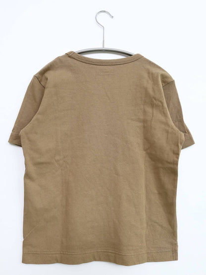 無印良品/Tシャツ/カットソー/トップス/ブラウン/XS