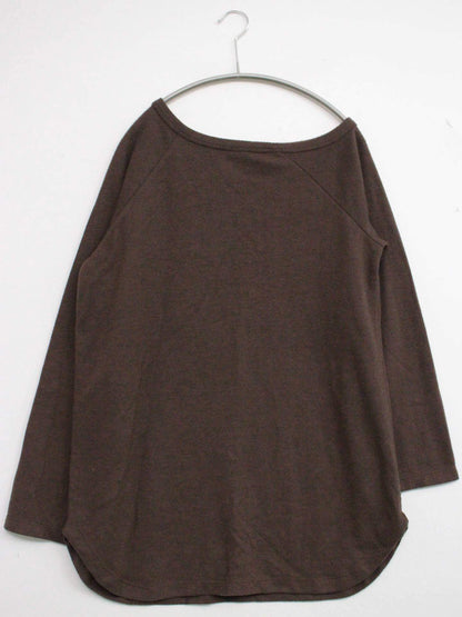 emsexcite/Tシャツ/カットソー/トップス/ブラウン/M