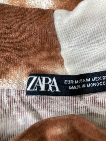 ZARA/ザラ/Tシャツ/カットソー/トップス/ブラウン/M