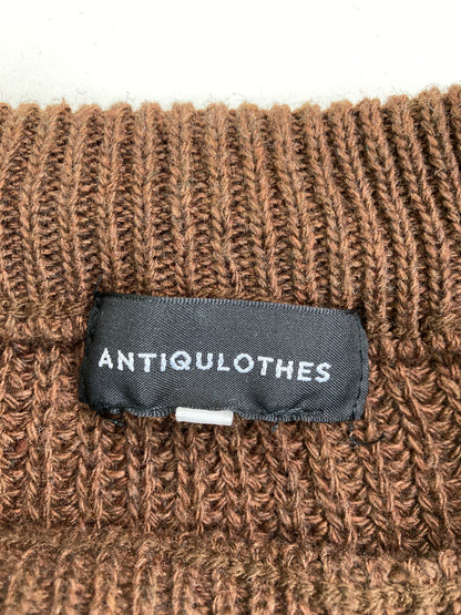 ANTIQULOTHES/ニット/セーター/トップス/ブラウン/M
