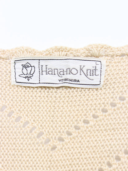 Hana-no Knit/ニット/セーター/トップス/アイボリー/L