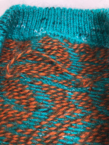 ニット/セーター/トップス/ブルー