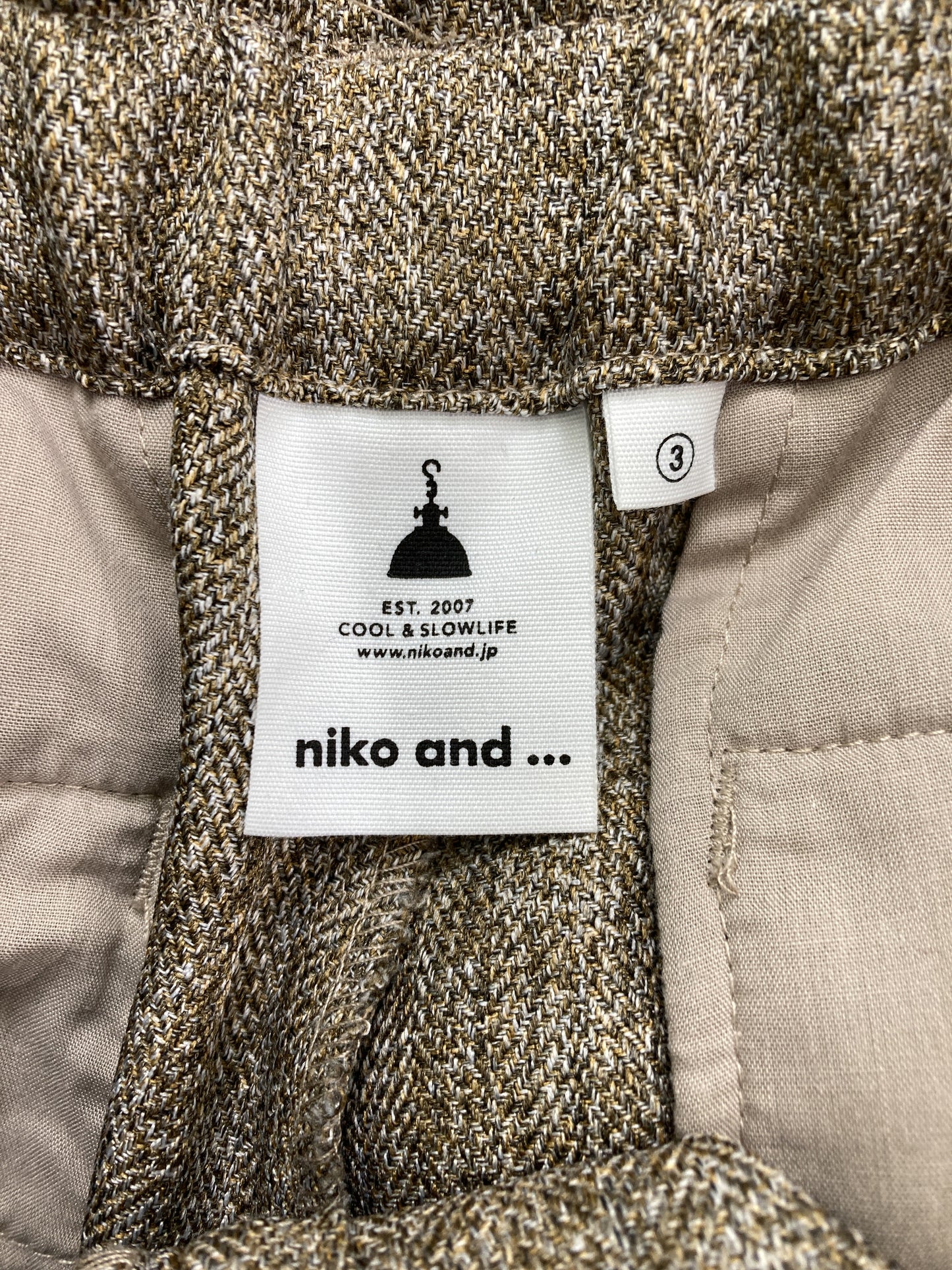 niko and .../ニコアンド/その他パンツ/パンツ/ベージュ/3