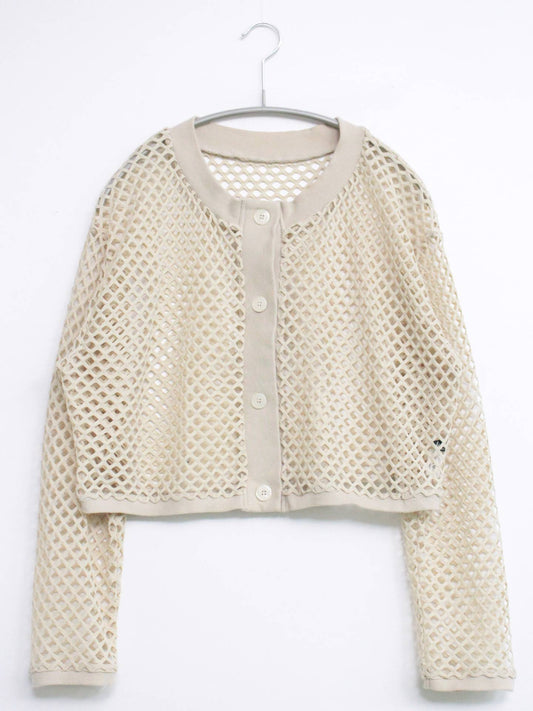 menidiom/カーディガン/ボレロ/トップス/ベージュ