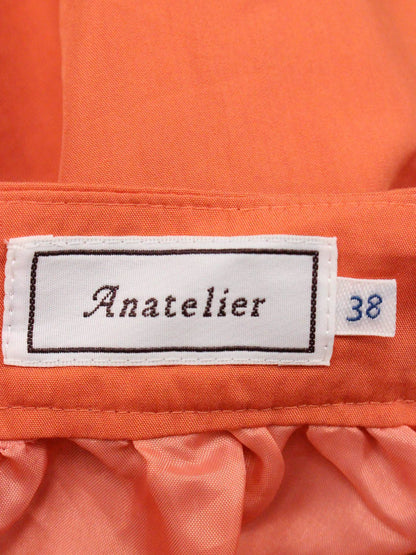 Anatelier/ショート/ミニスカート/スカート/オレンジ/38