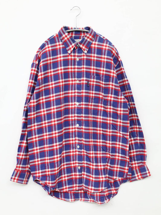 ELLE/シャツ/ブラウス/トップス/ネイビー/LARGE