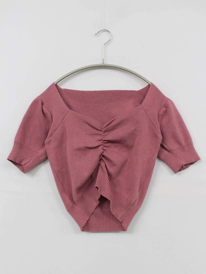 ニット/セーター/トップス/ピンク