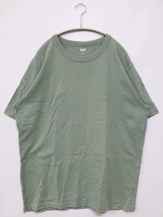 UNIQLO/ユニクロ/Tシャツ/カットソー/トップス/ライトグリーン/XL