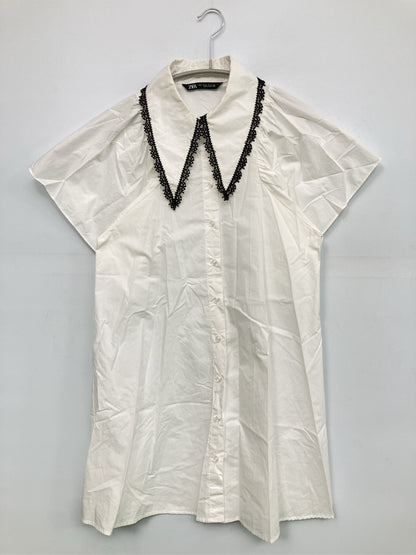 ZARA/ザラ/シャツ/ブラウス/トップス/ホワイト/XS