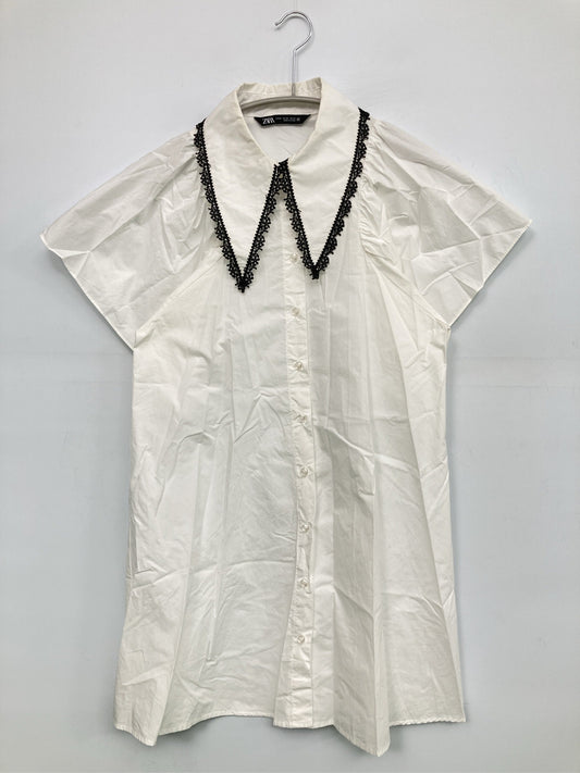 ZARA/ザラ/シャツ/ブラウス/トップス/ホワイト/XS