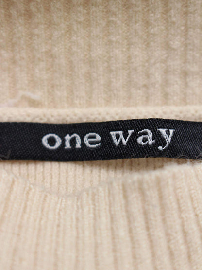 One Way/ニット/セーター/トップス/ベージュ/F