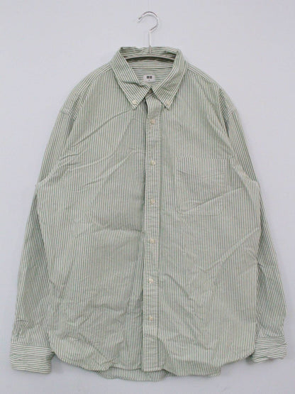 UNIQLO/ユニクロ/シャツ/ブラウス/トップス/グリーン/L