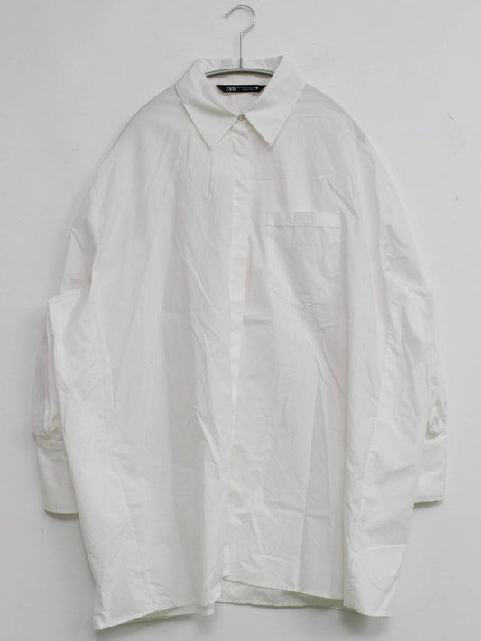 ZARA/ザラ/シャツ/ブラウス/トップス/ホワイト/EUR XS/USA XS/MEX 24