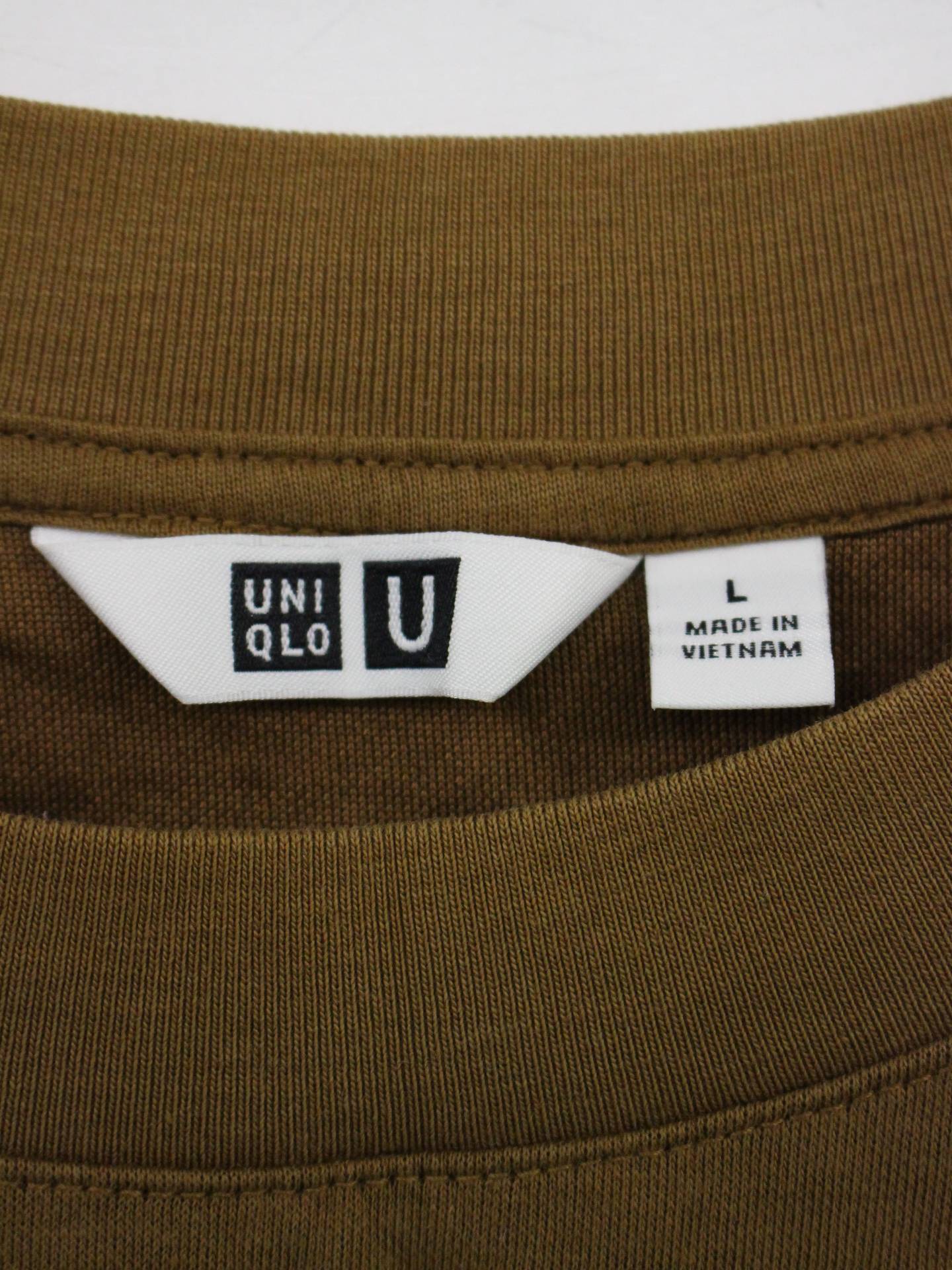 UNIQLO/ユニクロ/Tシャツ/カットソー/トップス/ブラウン/L