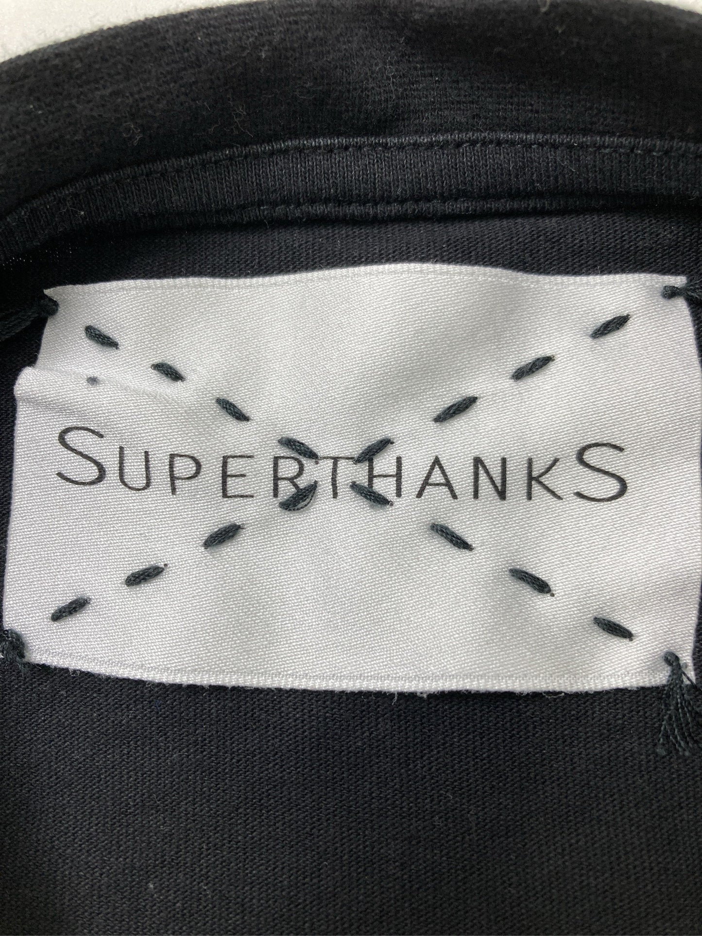 SUPERTHANKS/スーパーサンクス/Tシャツ/カットソー/トップス/ブラック/M