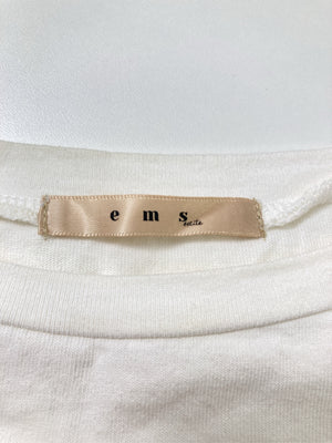 ems/エムズエキサイト/Tシャツ/カットソー/トップス/ホワイト/F