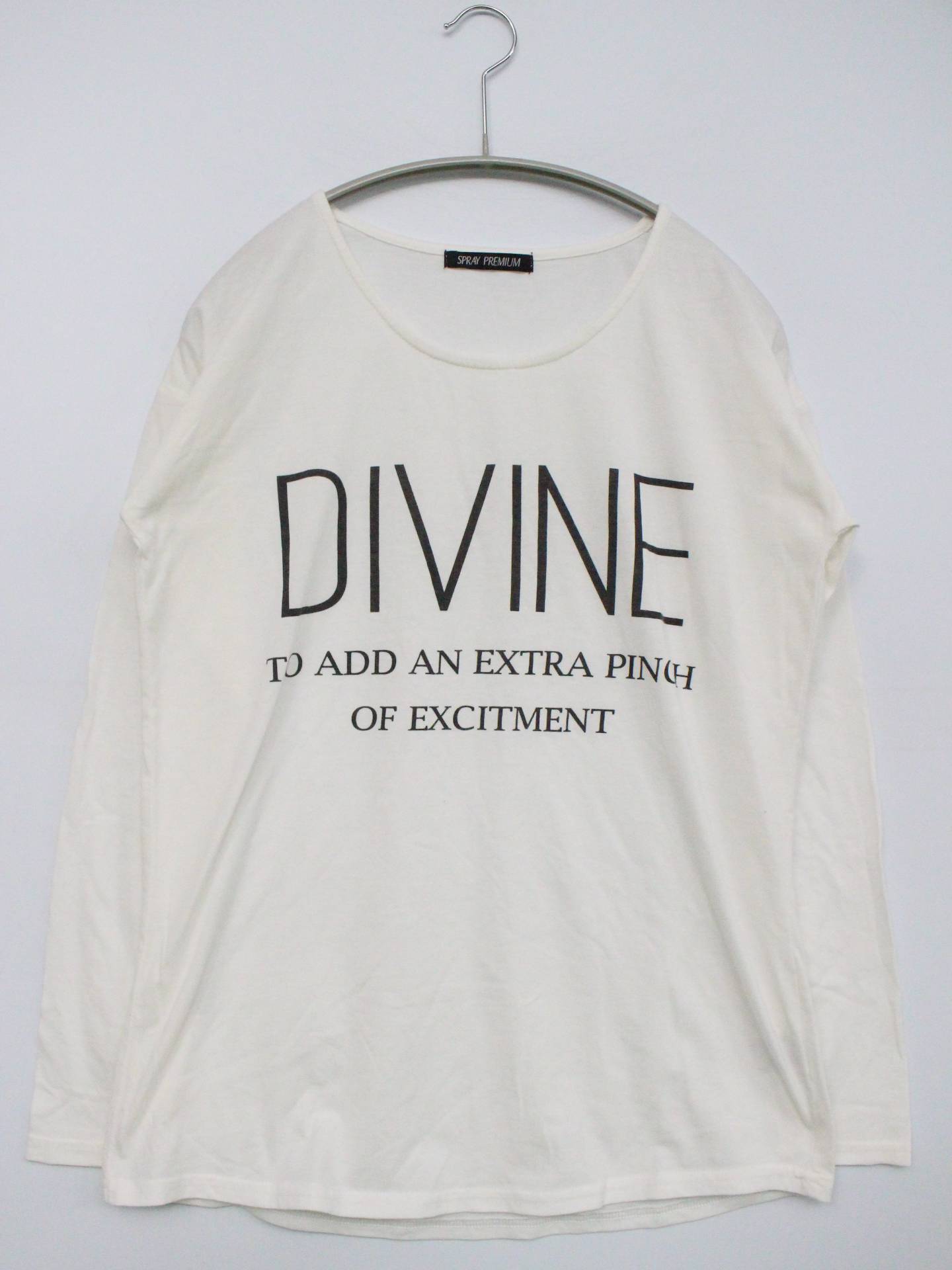 SPRAY PREMIUM/スプレイプレミアム/Tシャツ/カットソー/トップス/ホワイト/F