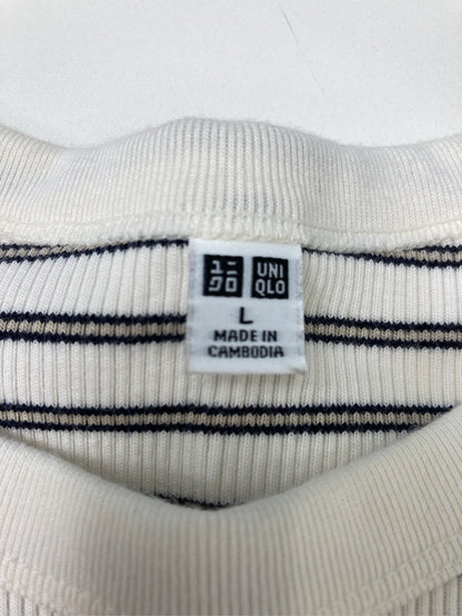 UNIQLO/ユニクロ/ニット/セーター/トップス/ホワイト/L