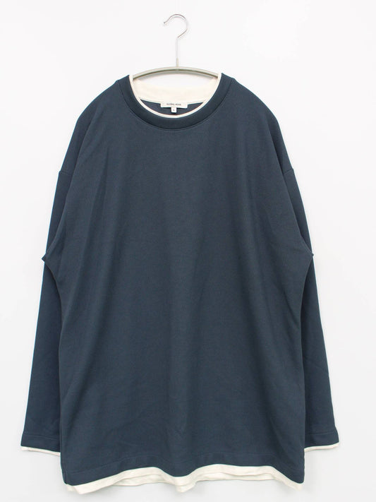 GLOBAL WORK/Tシャツ/カットソー/トップス/ブラック/L