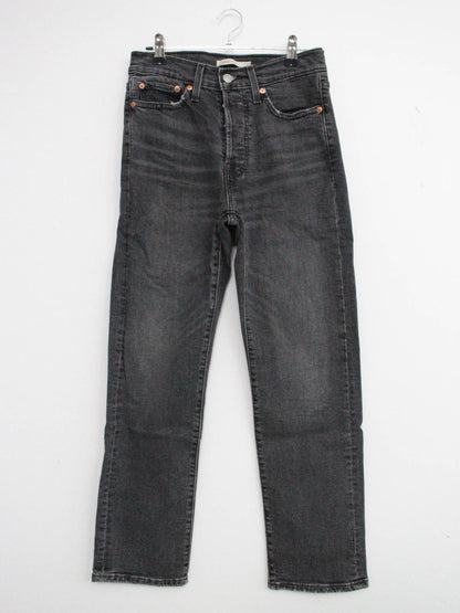 WEDGIE TRAIGTH/デニムパンツ/パンツ/ブラック/27