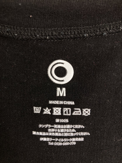 FamilyMart/Tシャツ/カットソー/トップス/ブラック/M