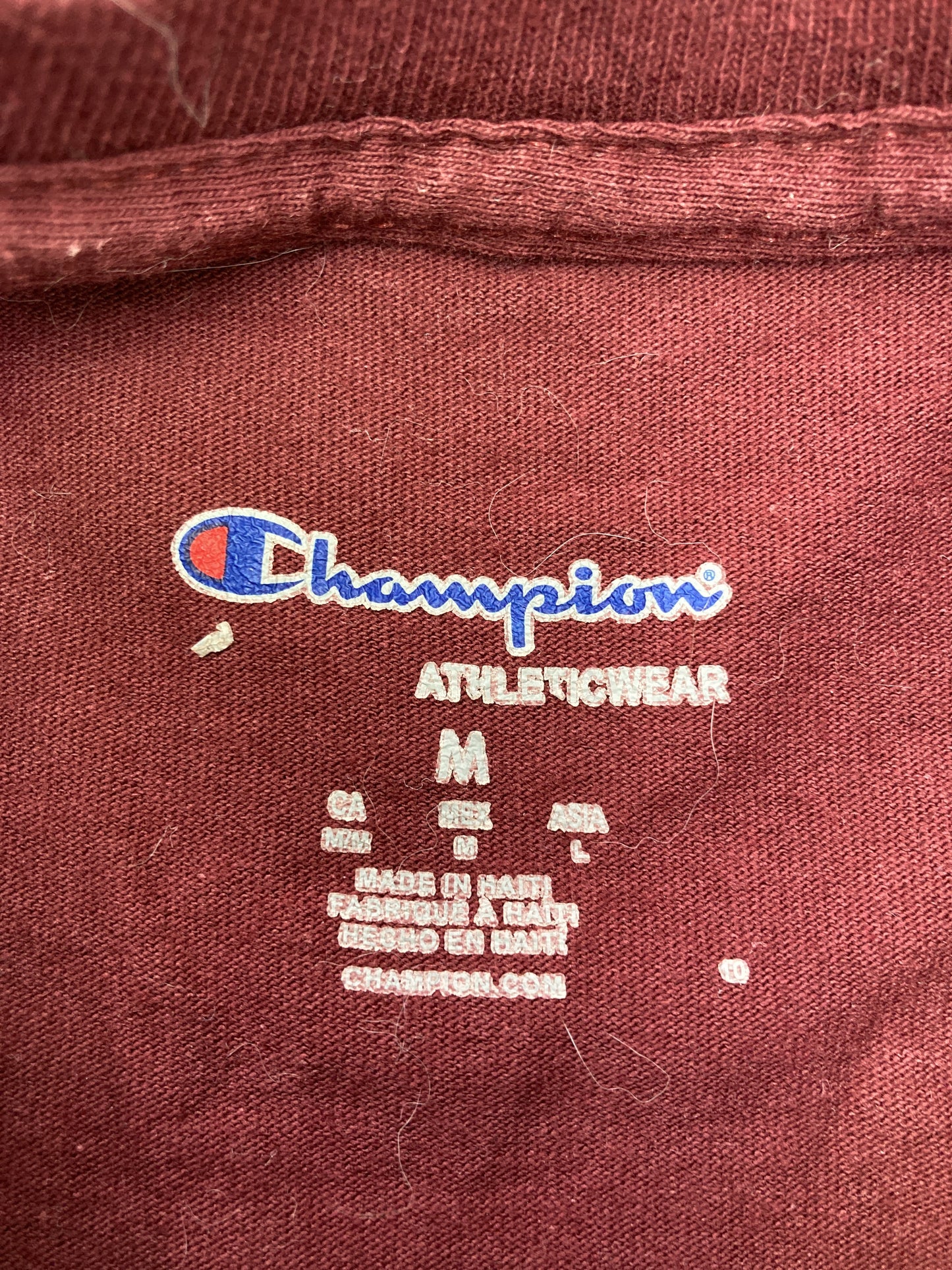 Champion/チャンピオン/Tシャツ/カットソー/トップス/レッド/M
