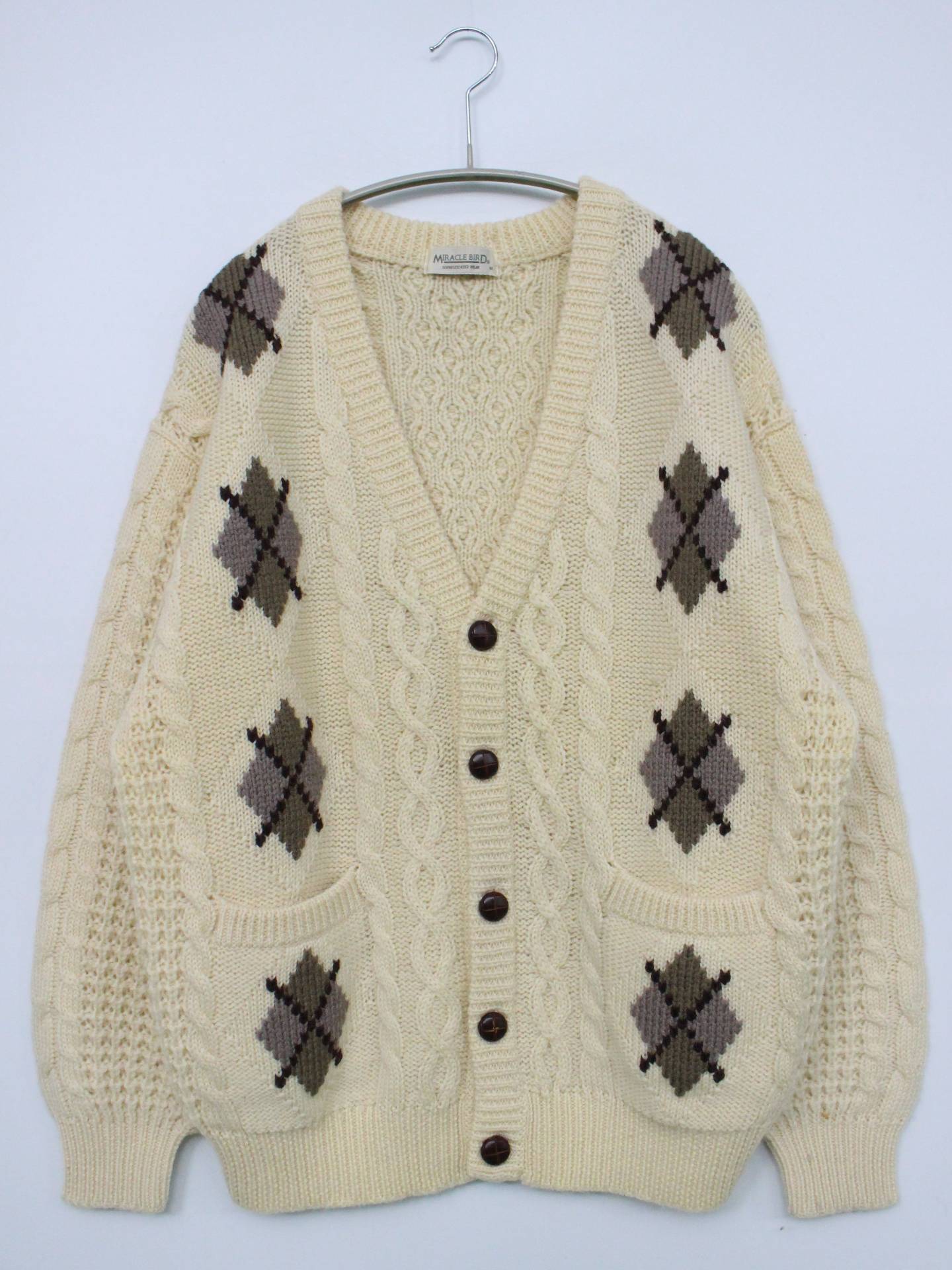 miracle bird/カーディガン/ボレロ/トップス/アイボリー/M