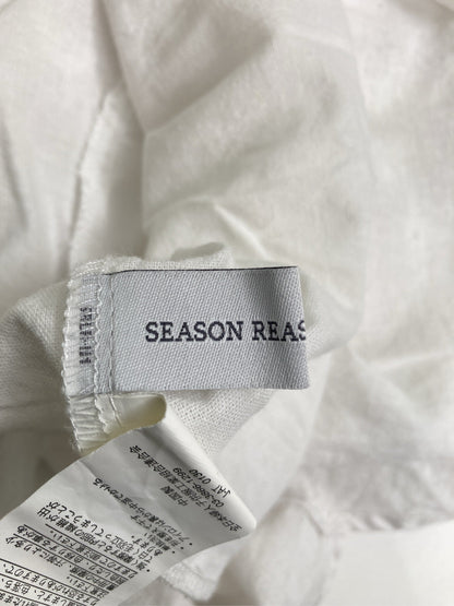 SEASON REASON by Lin&Red/シーズンリーズンバイリンアンドレッド/シャツ/ブラウス/トップス/ホワイト/L