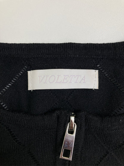 VIOLETTA/ヴァオレッタ/ニット/セーター/トップス/ブラック/F