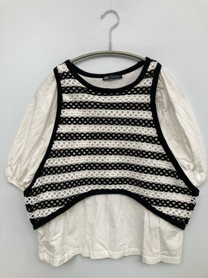ZARA/ザラ/その他トップス/トップス/ホワイト/EUR L/USA L/MEX 30